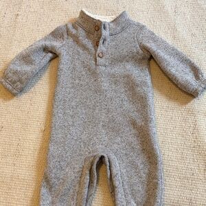 Carter's Soft Gray One Piece Footie